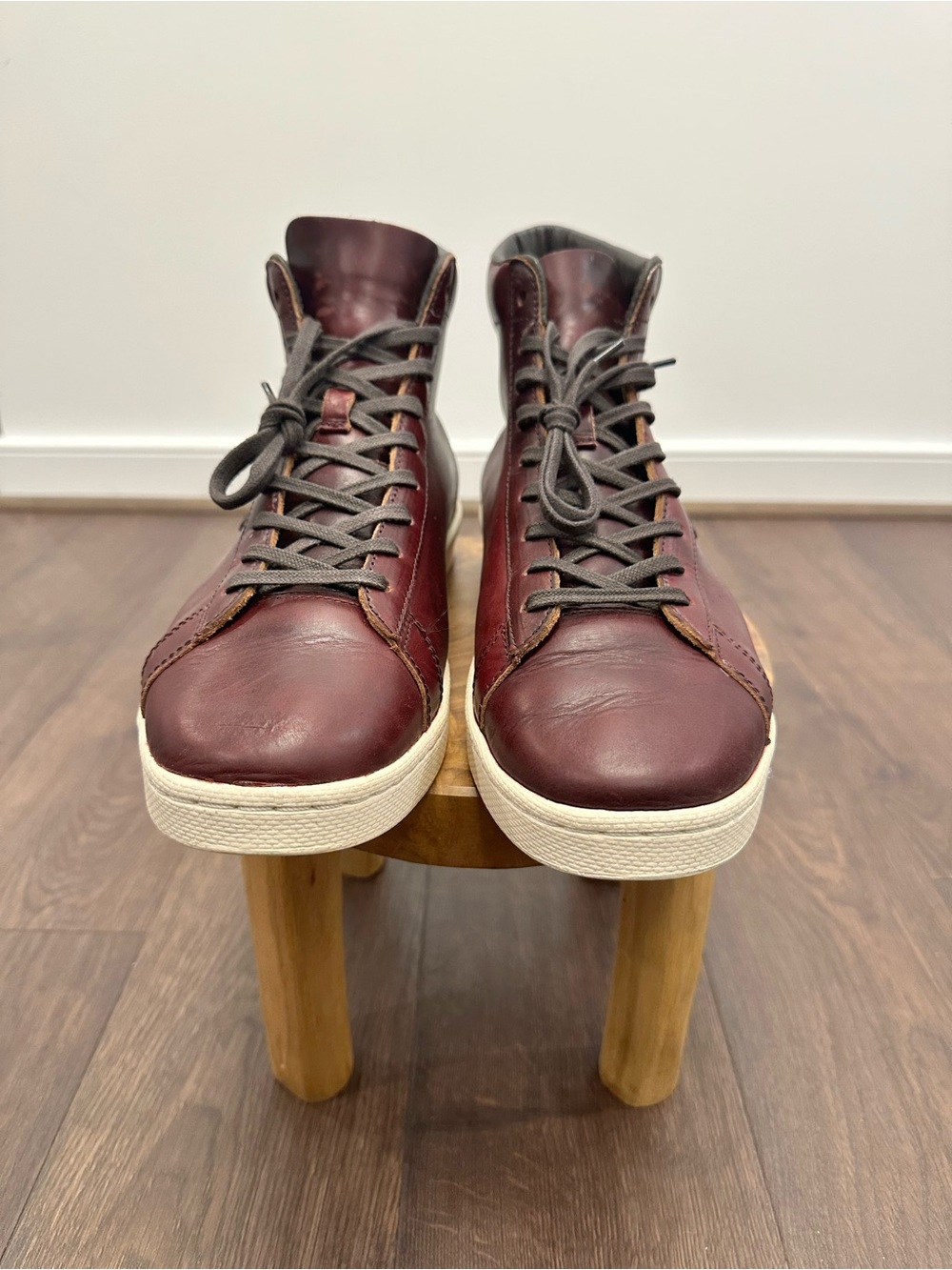 Horween Leather Co. x Converse Pro Burgundy Sneakers, Men’s 11.5, Women’s 13 - Picture 4 of 11